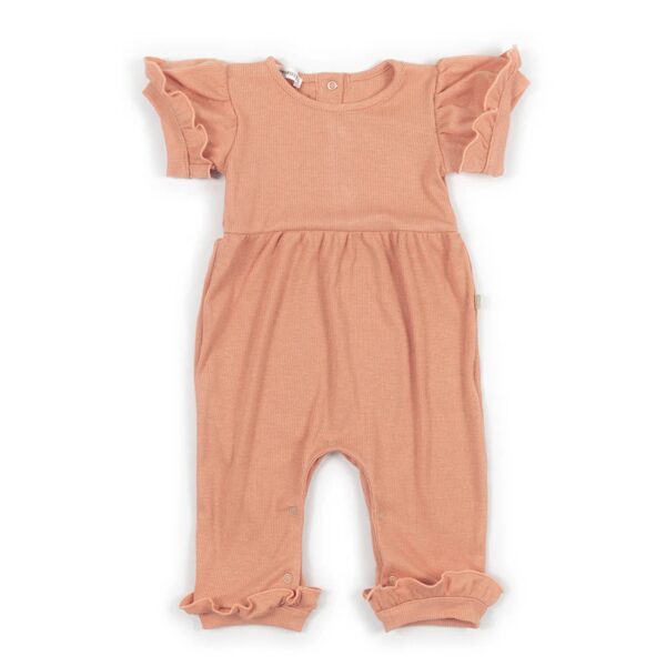 BAMBOOM Tuta a maniche corte - CORAL - immagine 1