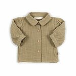 BAMBOOM Camicia bimba maniche lunghe - MUSTARDI