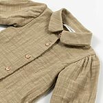 BAMBOOM Camicia bimba maniche lunghe - MUSTARDI - immagine 2