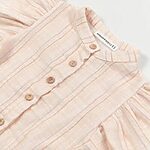 BAMBOOM Camicia bimba Lino Look - STRIPE PINK - immagine 2