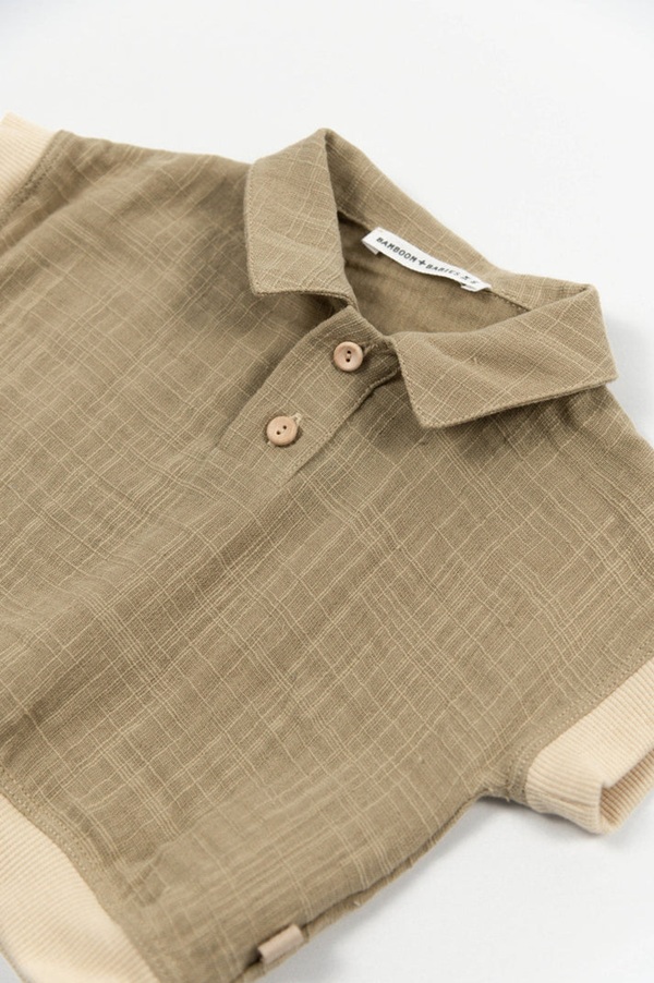 BAMBOOM Polo bimbo - MUSTARD - immagine 2