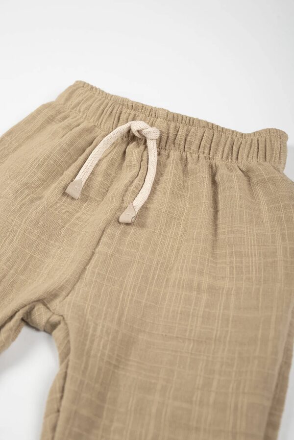 BAMBOOM Pants Lino Look - MUSTARD - immagine 3