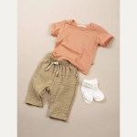 BAMBOOM Pants Lino Look - MUSTARD - immagine 2