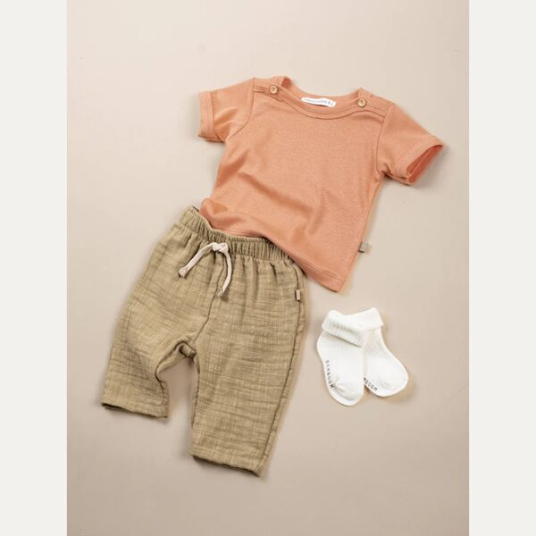 BAMBOOM Pants Lino Look - MUSTARD - immagine 2