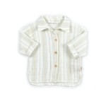 BAMBOOM Camicia bimbo - STRIPE WHITE/BLU