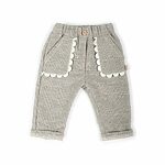 BAMBOOM Pants con tasche in Embroidery - BLU