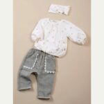 BAMBOOM Pants con tasche in Embroidery - BLU - immagine 3