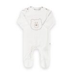 BAMBOOM Tuta Orso con piedi - OFFWHITE