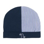 NANAN Cappello in Cotone Riga Blu TG 1