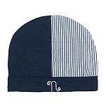 NANAN Cappello in Cotone Riga Blu TG 1
