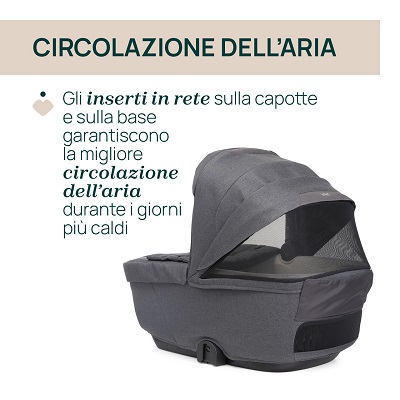 CHICCO Trio Bellagio Gran Comfort con First Seat Recline Black Satin  Lullaglide e Borsa  in OMAGGIO - immagine 6