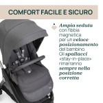 CHICCO Trio Bellagio Gran Comfort con First Seat Recline Black Satin  Lullaglide e Borsa  in OMAGGIO - immagine 4