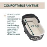 CHICCO Trio Bellagio Gran Comfort con First Seat Recline Black Satin  Lullaglide e Borsa  in OMAGGIO - immagine 7