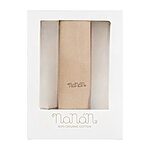NANAN MUSSOLA ALLOVER LETTERING 80X80CM BEIGE