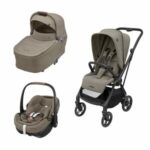 MAXI COSI Trio Leona 2 Twillic Truffle con cloud Pebble 360 Pro 2 Twillic Truffle BASE 360° OMAGGIO