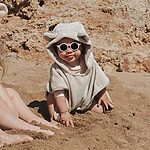BAMBOOM Poncho mare - SAND - immagine 3