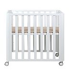 BEBEX Culla Evolutiva MATRIX Bianco/Sabbia completa di Tessile Mini e Large Sabbia + Materassi mini e large - immagine 3