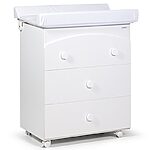 BEBEX Bagnetto fasciatoio 3 cassetti con pomelli tondi