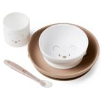 NATTOU SET PAPPA BIANCO BEIGE