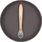 NATTOU SET PIATTO + CUCCHIAINO MELANZANA