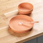 NATTOU SET PAPPA 3 PZ TERRACOTTA STELLINE