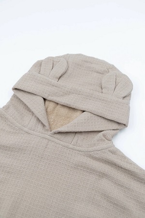 BAMBOOM Poncho Waffle - MOCHA SAND0- 2 anni - immagine 2