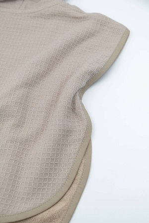 BAMBOOM Poncho Waffle - MOCHA SAND0- 2 anni - immagine 5