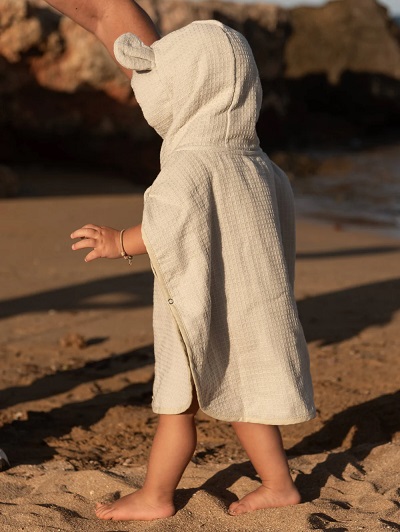 BAMBOOM Poncho Waffle - SEA BREEZE 0-2 anni - immagine 4