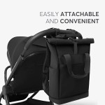 KIKKABOO Mama Bag Cerise NERA - immagine 5