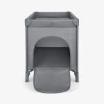 KIKKABOO Baby cot 1 level So Gifted Grey - immagine 2