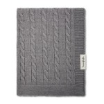NANNAFRUFRU COPERTA 100% LANA MERINO GRIGIA