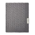 NANNAFRUFRU COPERTA 100% LANA MERINO GRIGIA