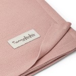 NANNAFRUFRU COPERTA BAMBOO E COTONE ROSA ANTICO - immagine 2
